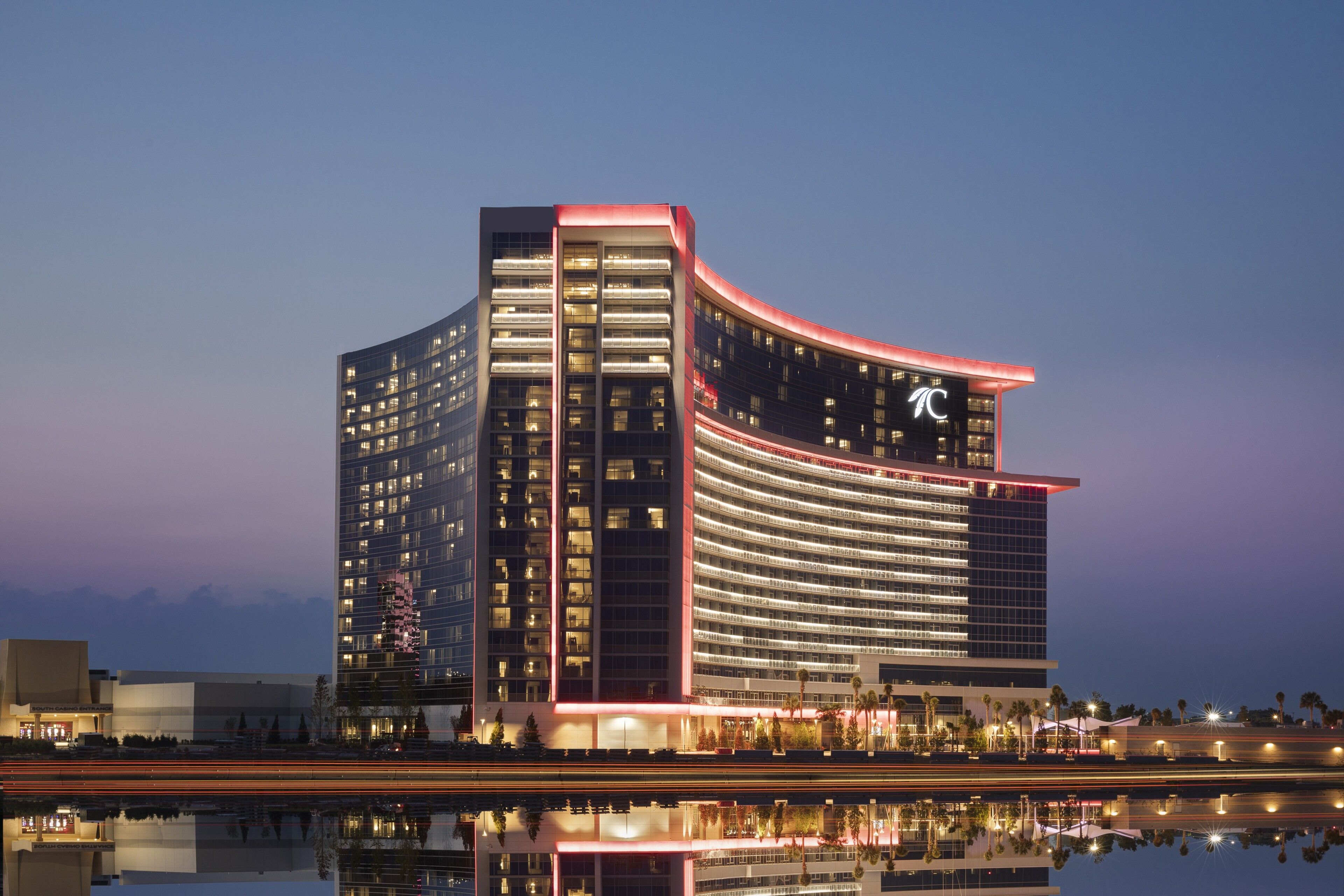 Facciata della struttura