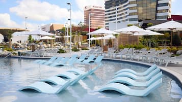 Indoor pool, 2 outdoor pools, cabanas (surcharge), pool umbrellas