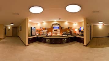 Free buffet breakfast