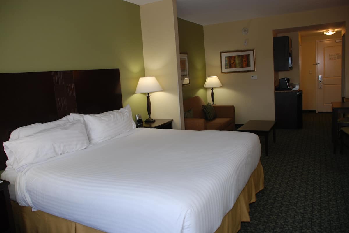 Suite, 1 cama King size | Escritorio y espacio para trabajar con laptop