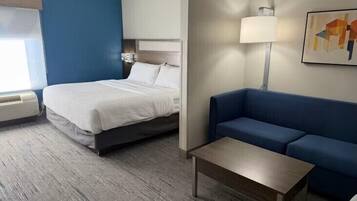 In-room safe, desk, laptop workspace, iron/ironing board