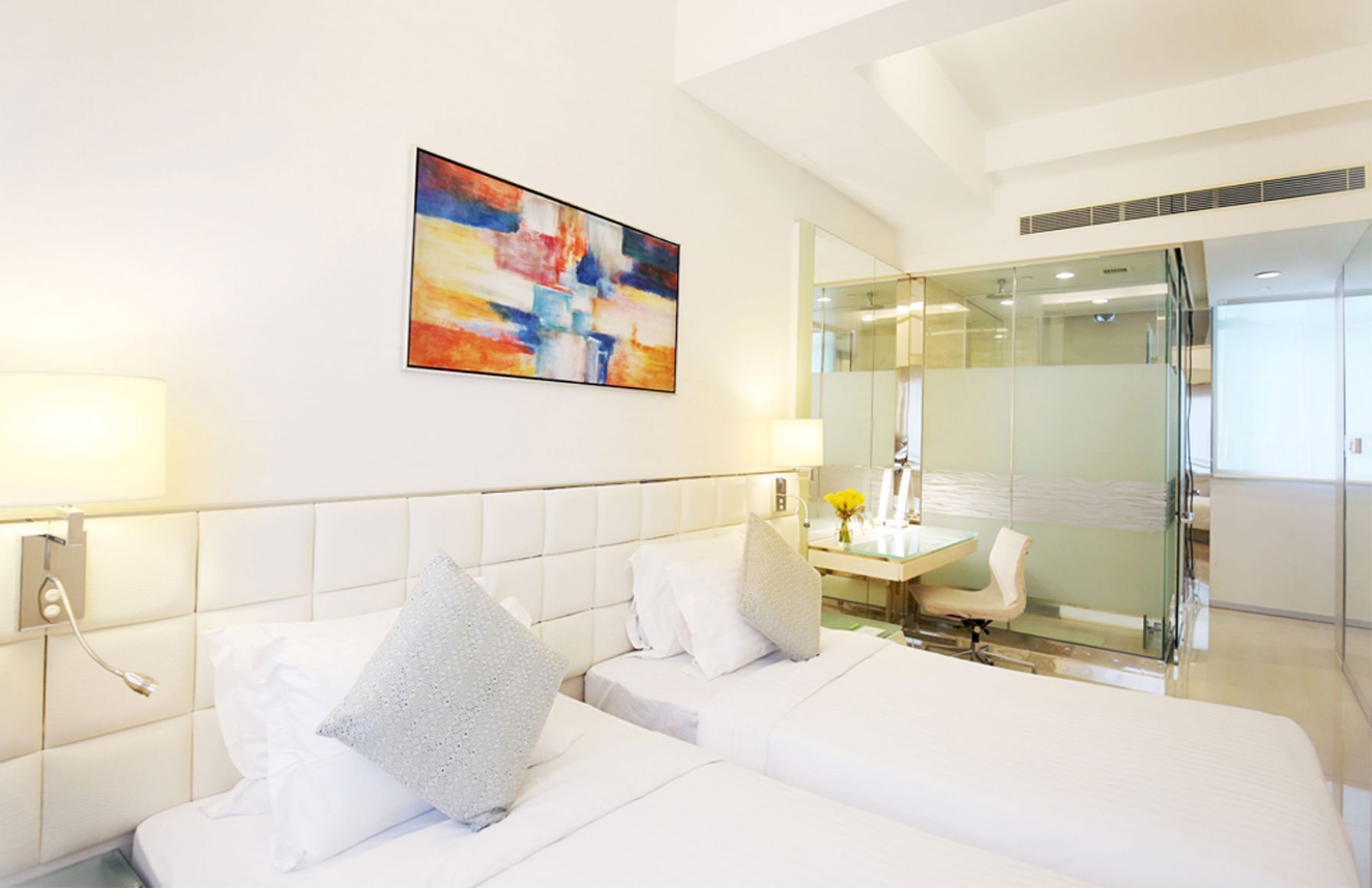 Pillow-top beds, in-room safe, desk, iron/ironing board