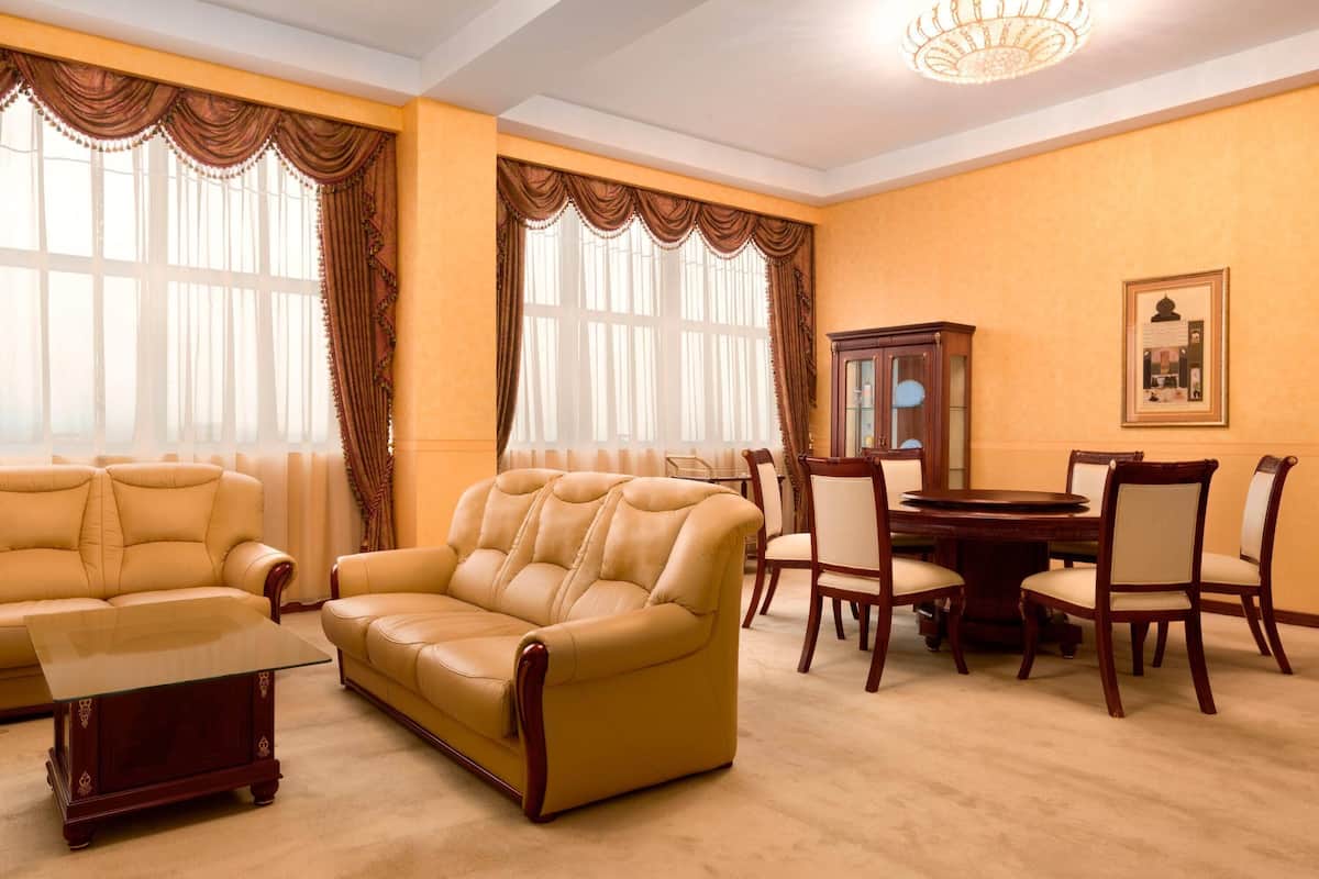 Two-Bedroom Presidential Suite | Premium bedding, minibar, in-room safe, desk
