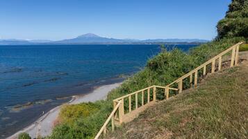Private beach, fishing