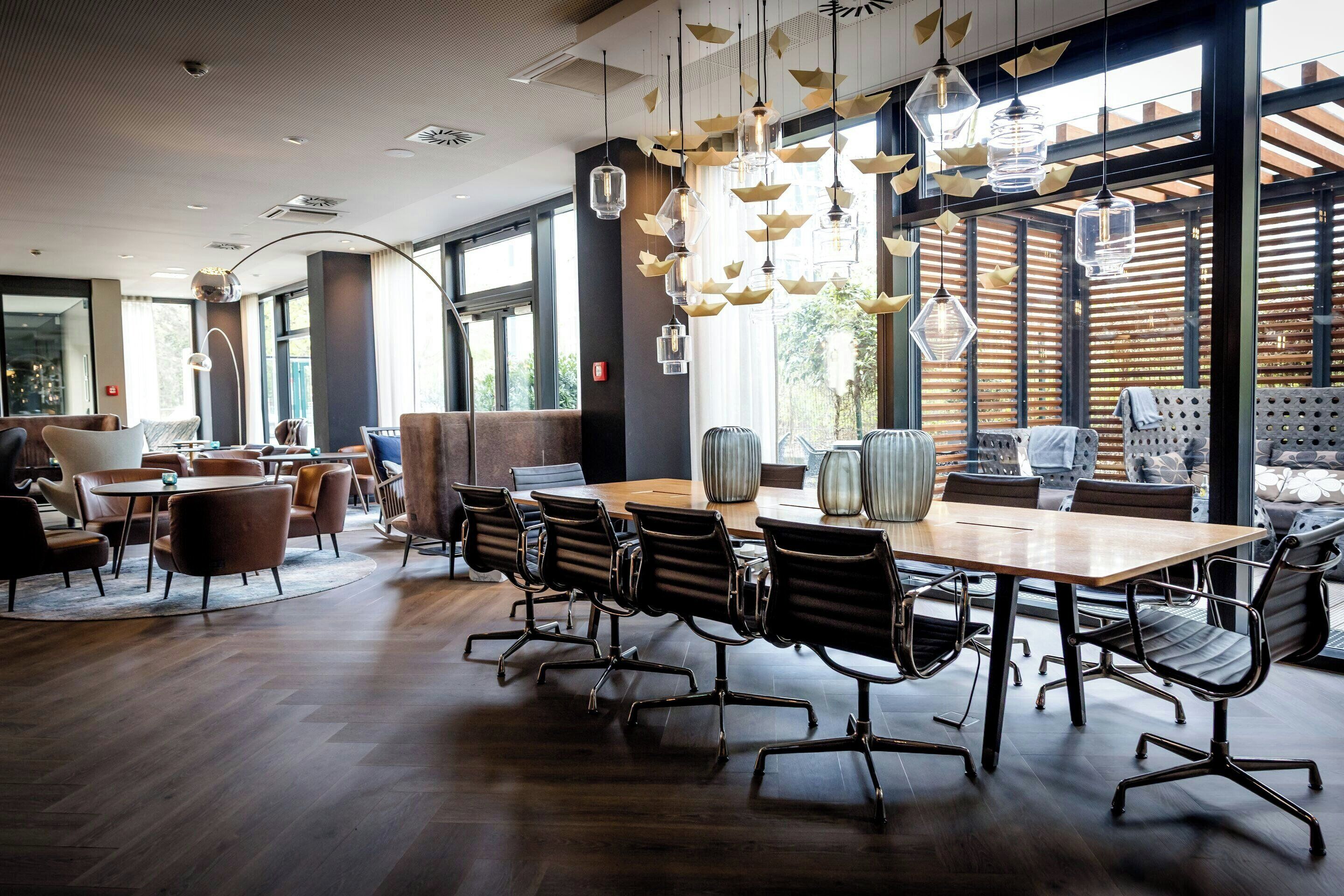 Sala de estar en el lobby