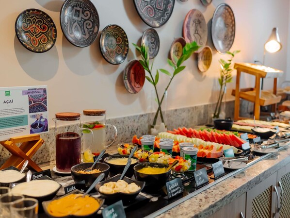 Frokostbuffé hver dag (BRL 53.00 per person)