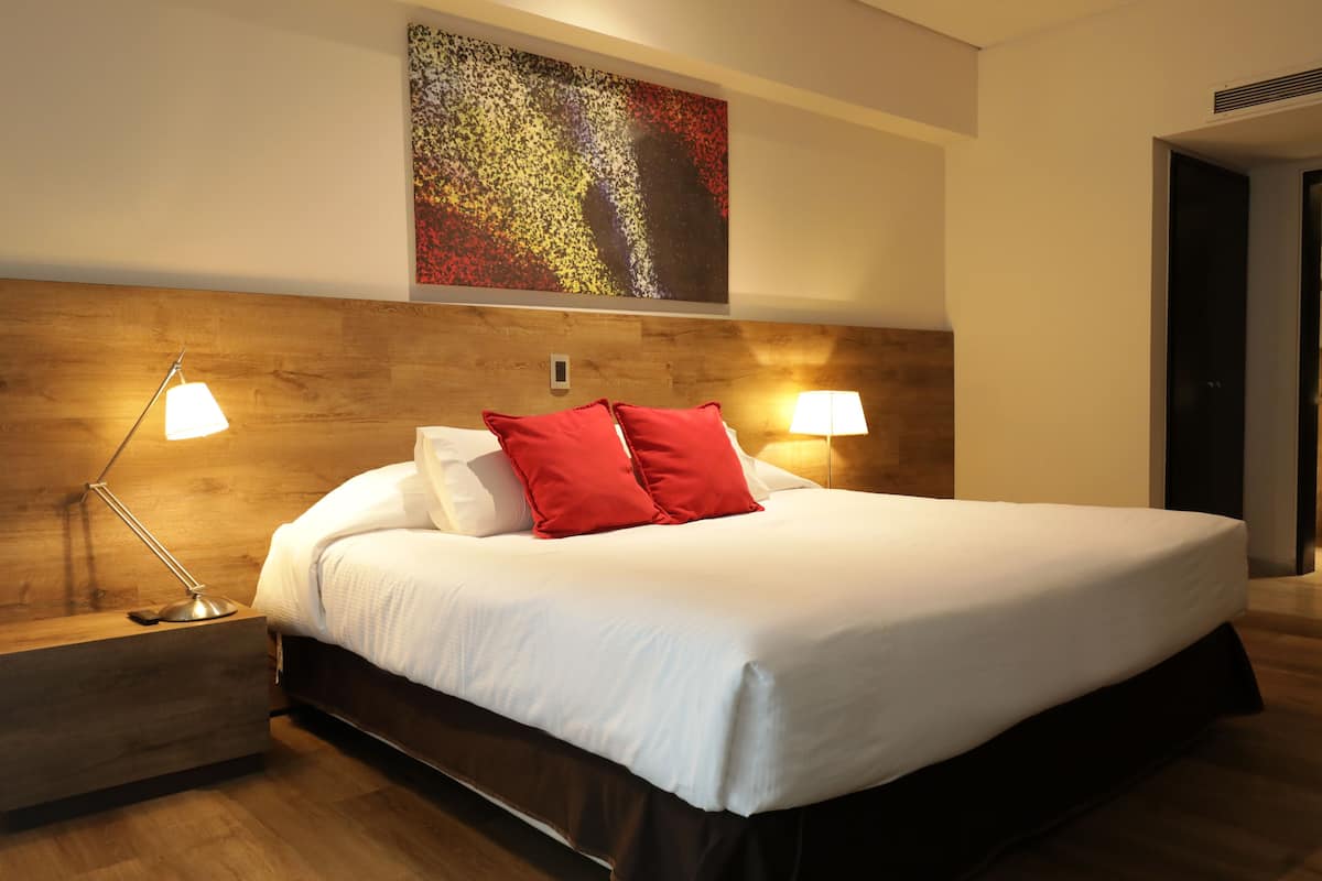 1 slaapkamer, luxe beddengoed, donzen dekbedden, pillowtop-bedden