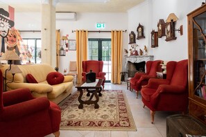 Sitteområde i lobbyen