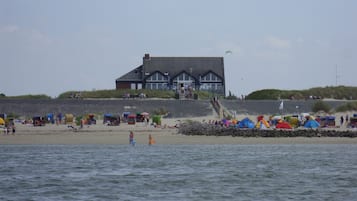 Vlak bij het strand