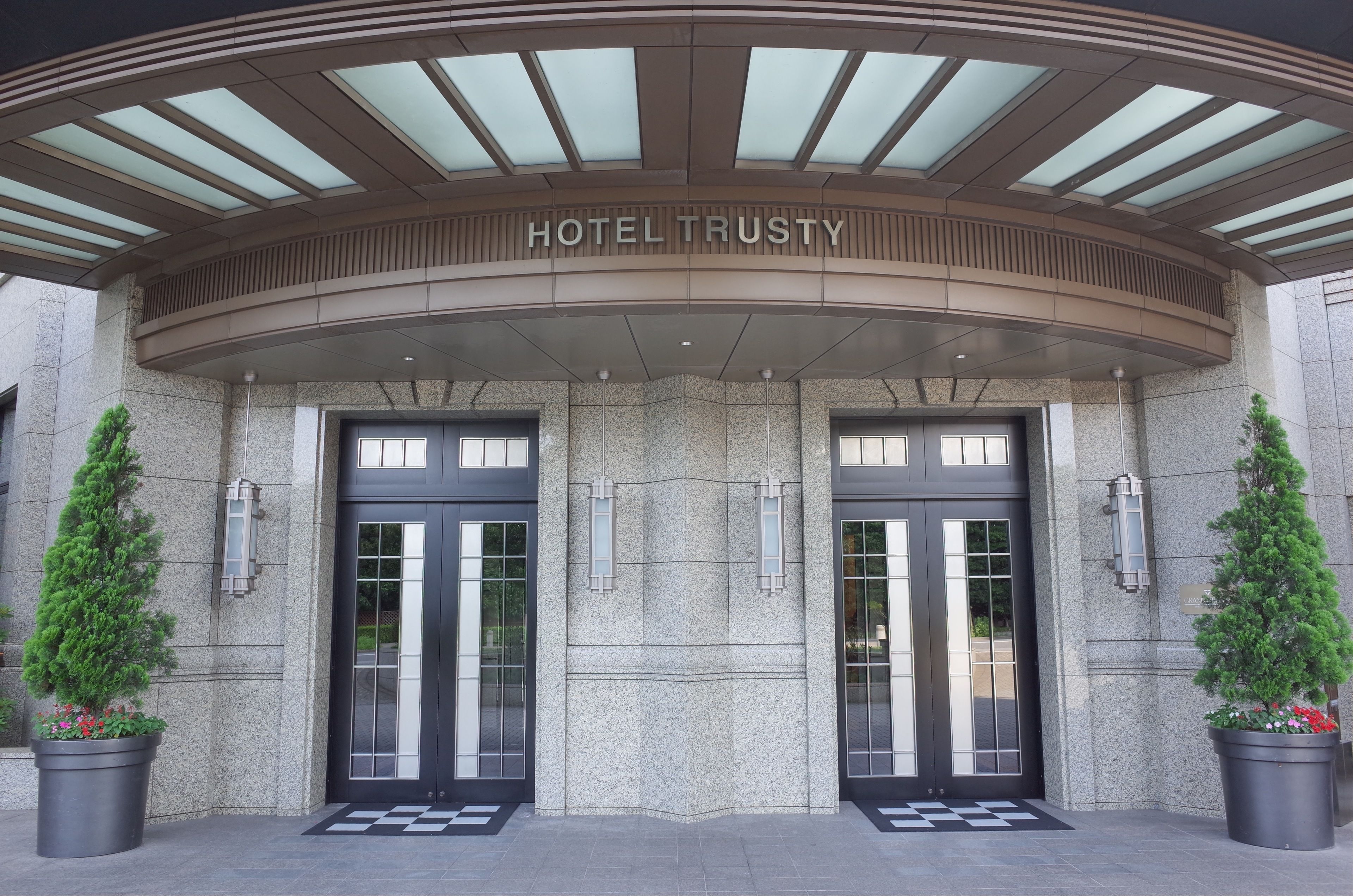 Fassade der Unterkunft