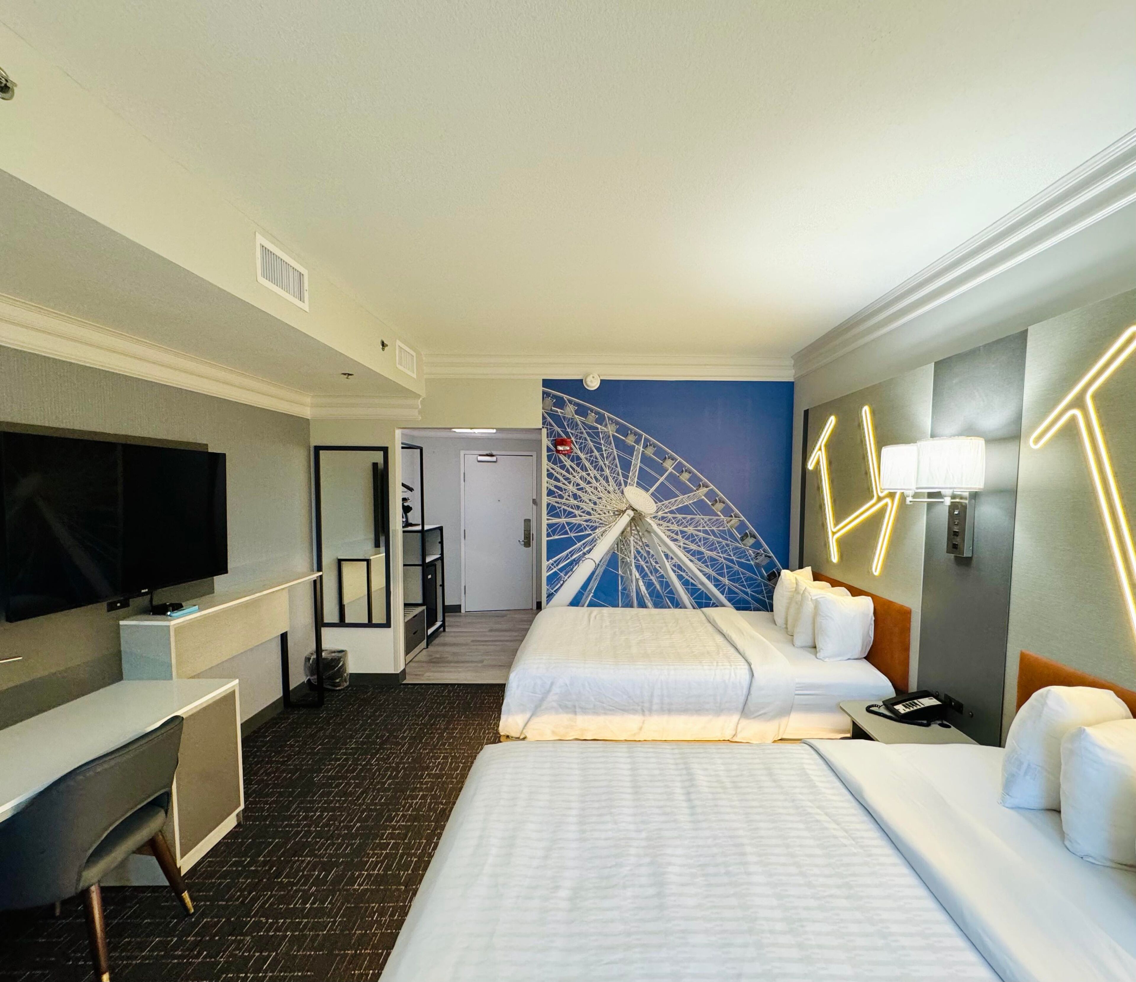 desk, iron/ironing board, free wifi, bed sheets