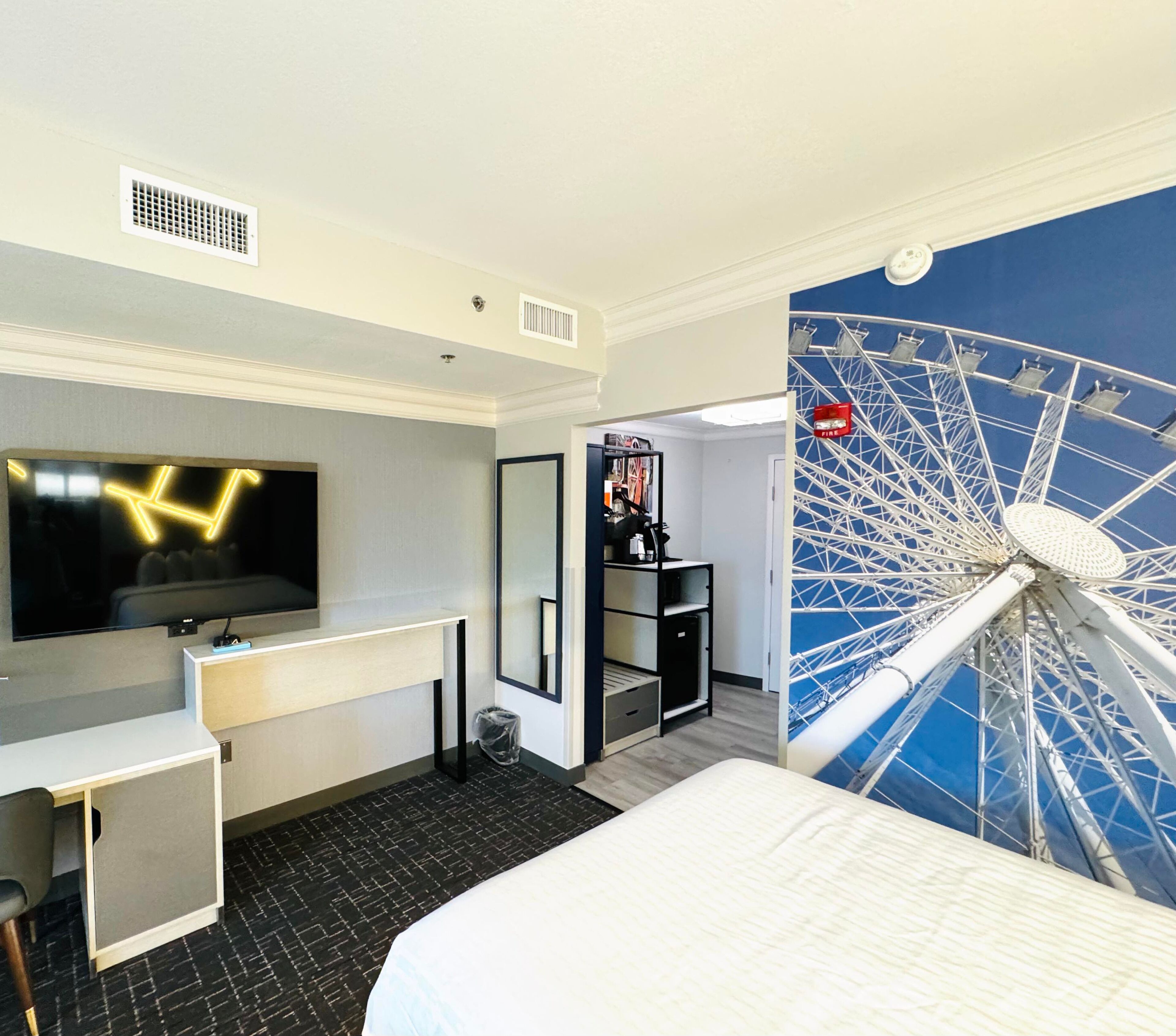 desk, iron/ironing board, free wifi, bed sheets