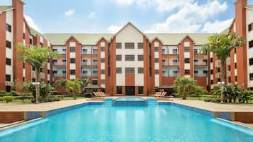 Udendørs pool, liggestole