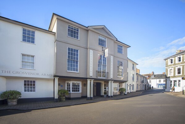 Voorkant van accommodatie