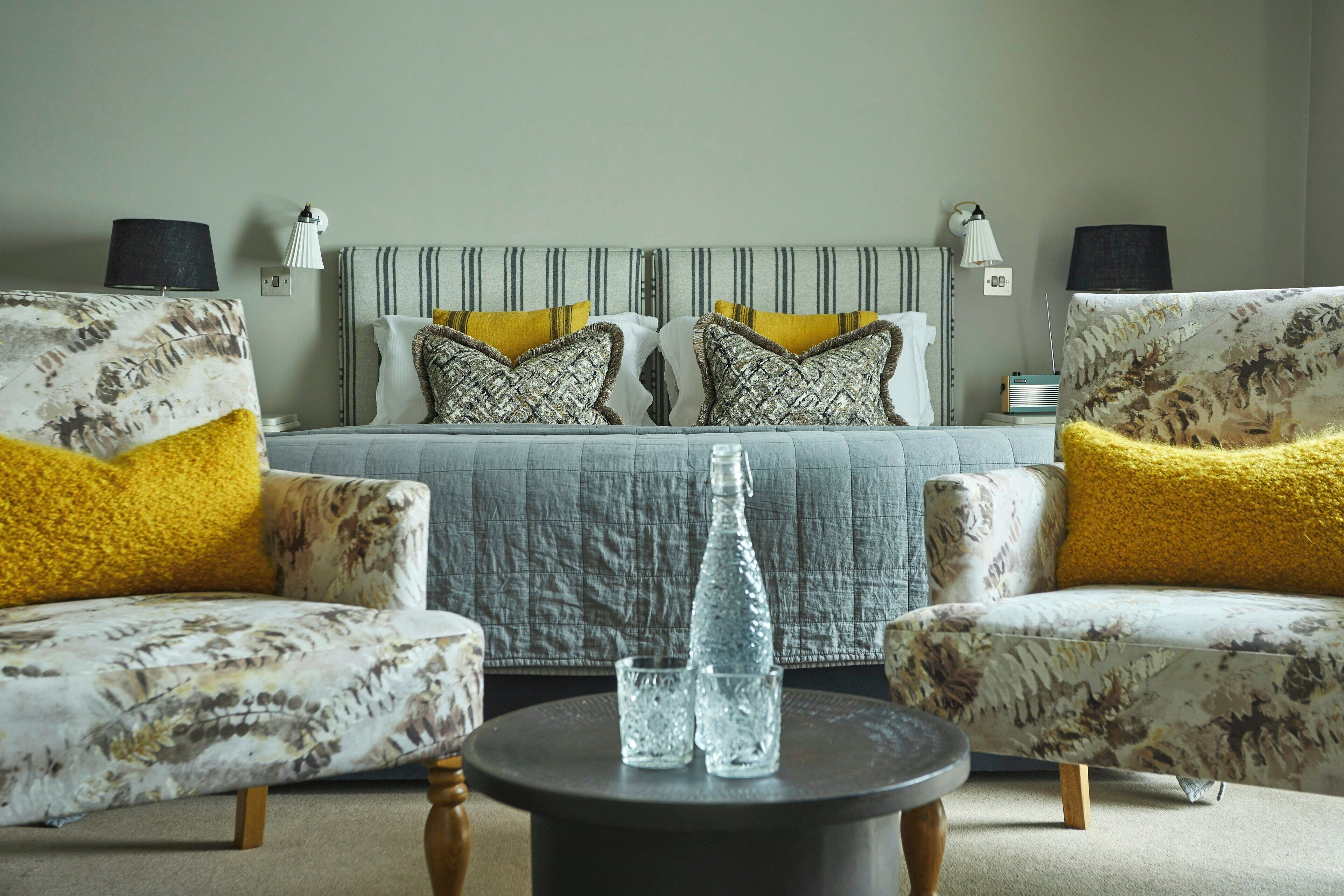 Flat-screen TV, iPod dock