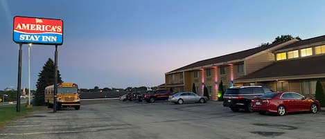 Front of property - evening/night