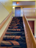 Corrimãos nas escadas