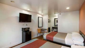 Pillowtop beds, individually furnished, desk, iron/ironing board