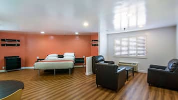 Pillow-top beds, individually furnished, desk, iron/ironing board