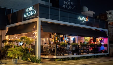 Front of property. Hotel Aladino