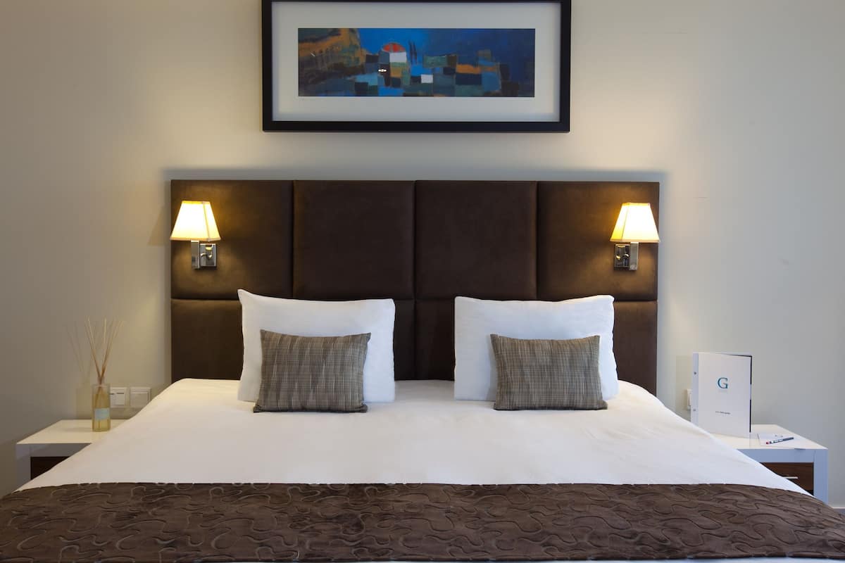 Egyptian cotton sheets, premium bedding, memory-foam beds, in-room safe