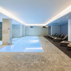 Indoor pool, seasonal outdoor pool