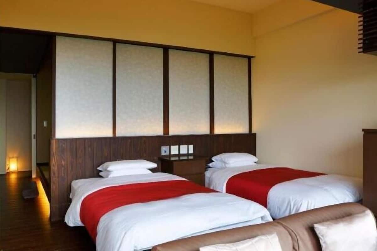 1 slaapkamer, luxe beddengoed, een kluis op de kamer