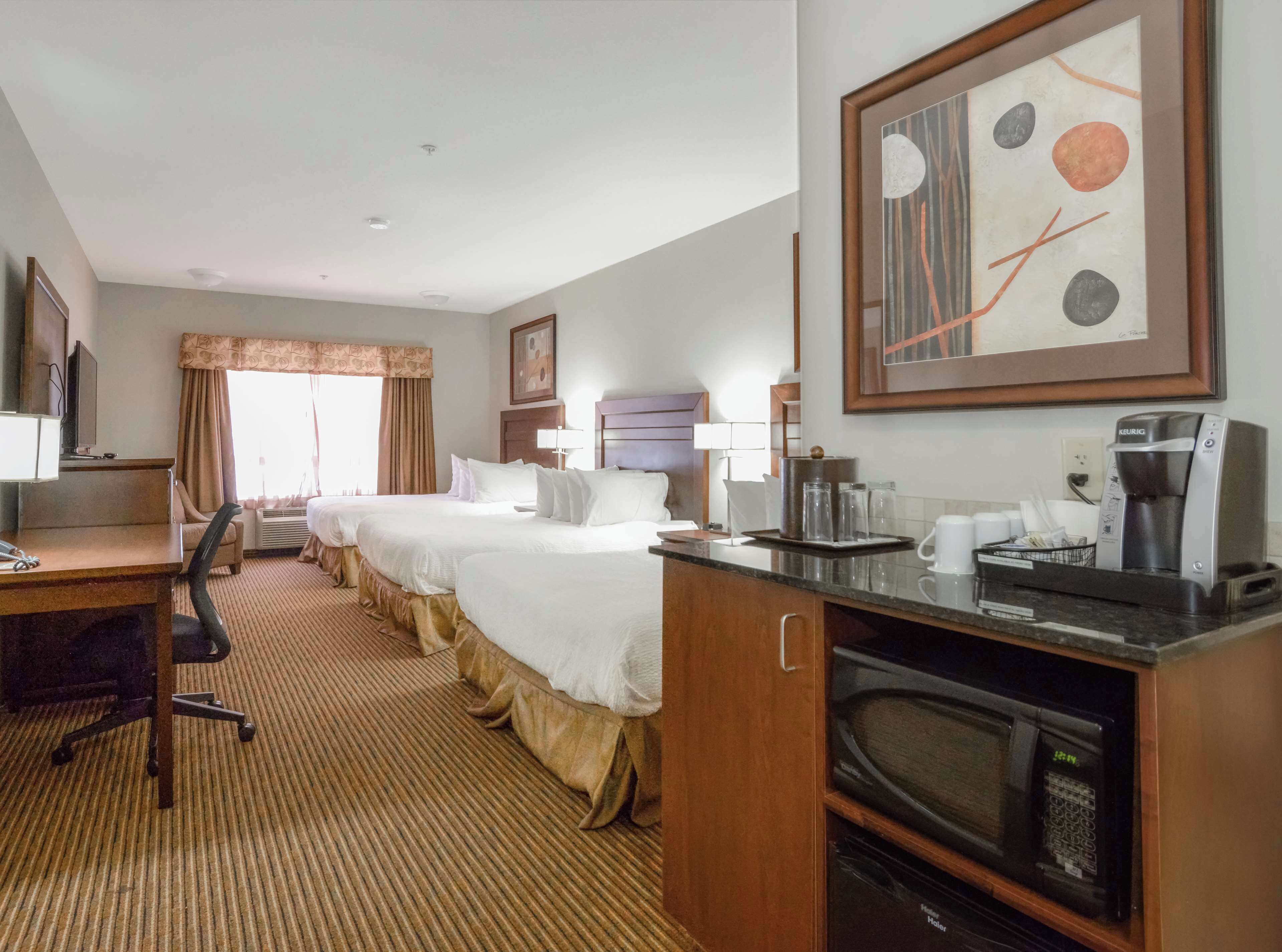 desk, laptop workspace, iron/ironing board, free cots/infant beds