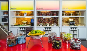 Frokostbuffé er inkludert hver dag