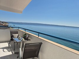 Standard-Apartment, 1 Schlafzimmer, Meerblick | Balkon