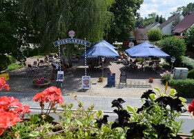 Blick von der Unterkunft