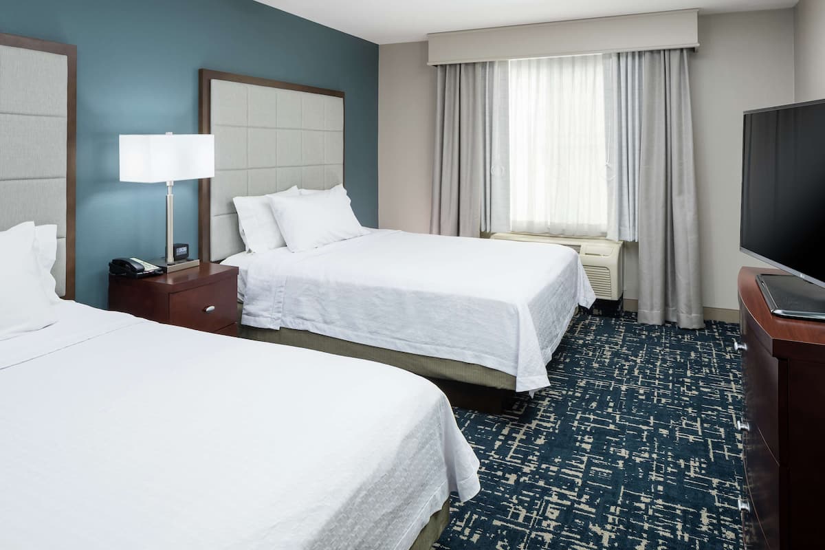 1 bedroom, hypo-allergenic bedding, pillow-top beds, laptop workspace