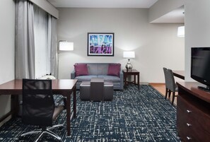 55-inch LCD TV with cable channels, TV, pay movies - Homewood Suites by Hilton Fresno Airport/Clovis, CA (Clovis)