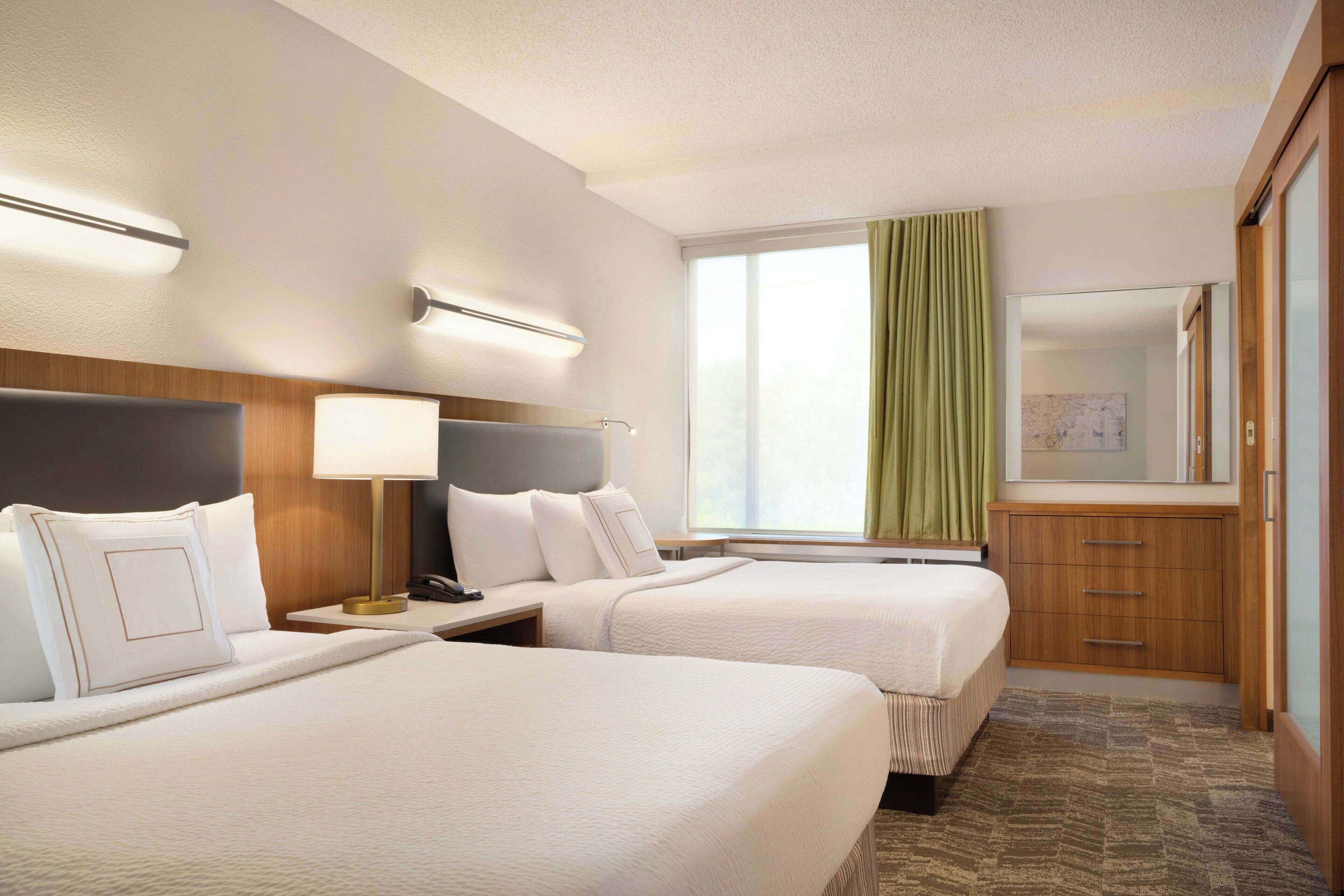 studio, multiple beds | hypo-allergenic bedding, pillow-top beds, in-room safe, desk