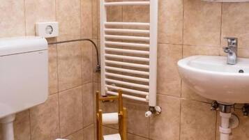 Standard Single Room | Bathroom | Shower, hair dryer, towels, soap