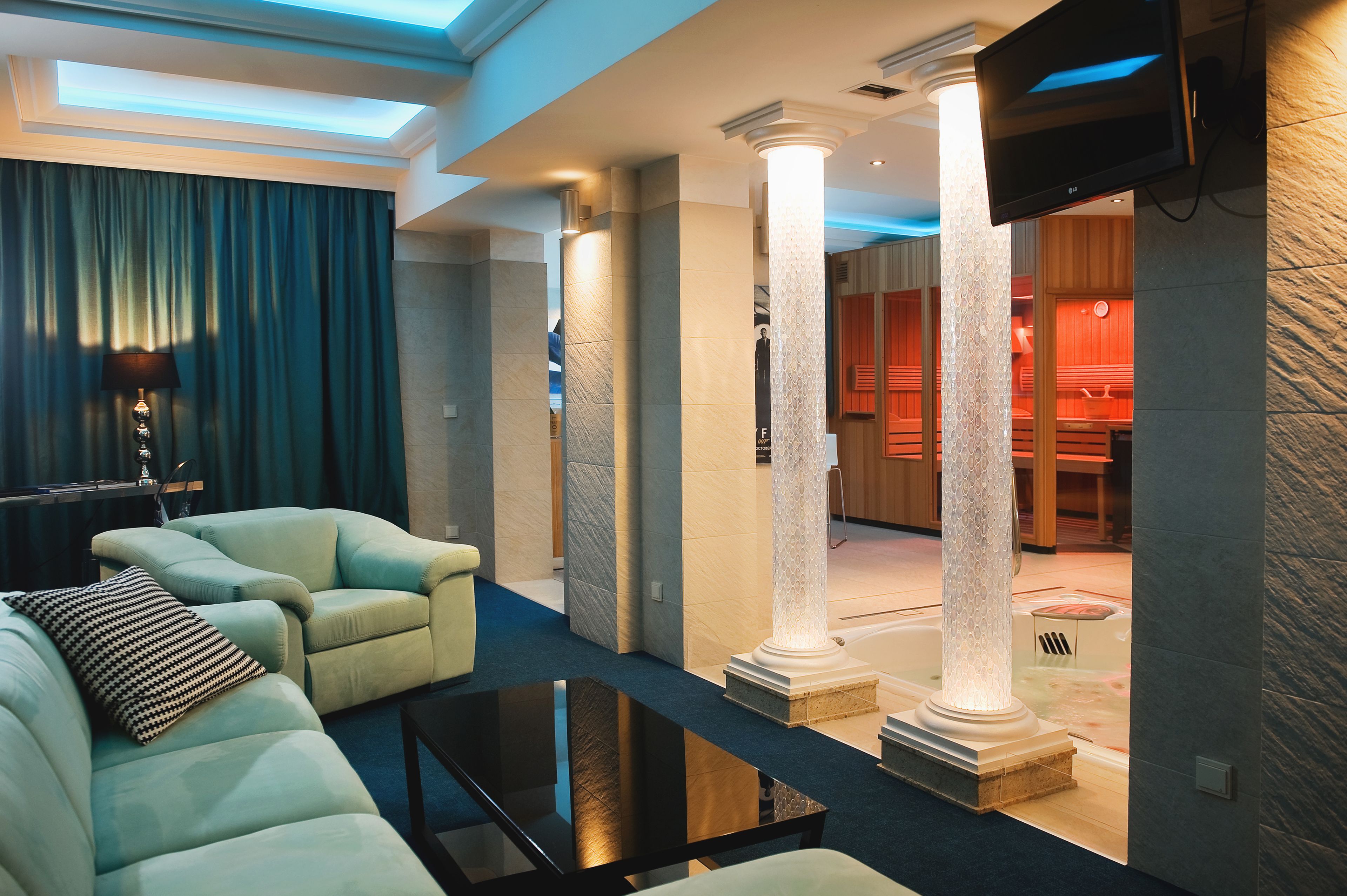 apartment spectre with jacuzzi, 3* part | living area | 32-inch tv with satellite channels