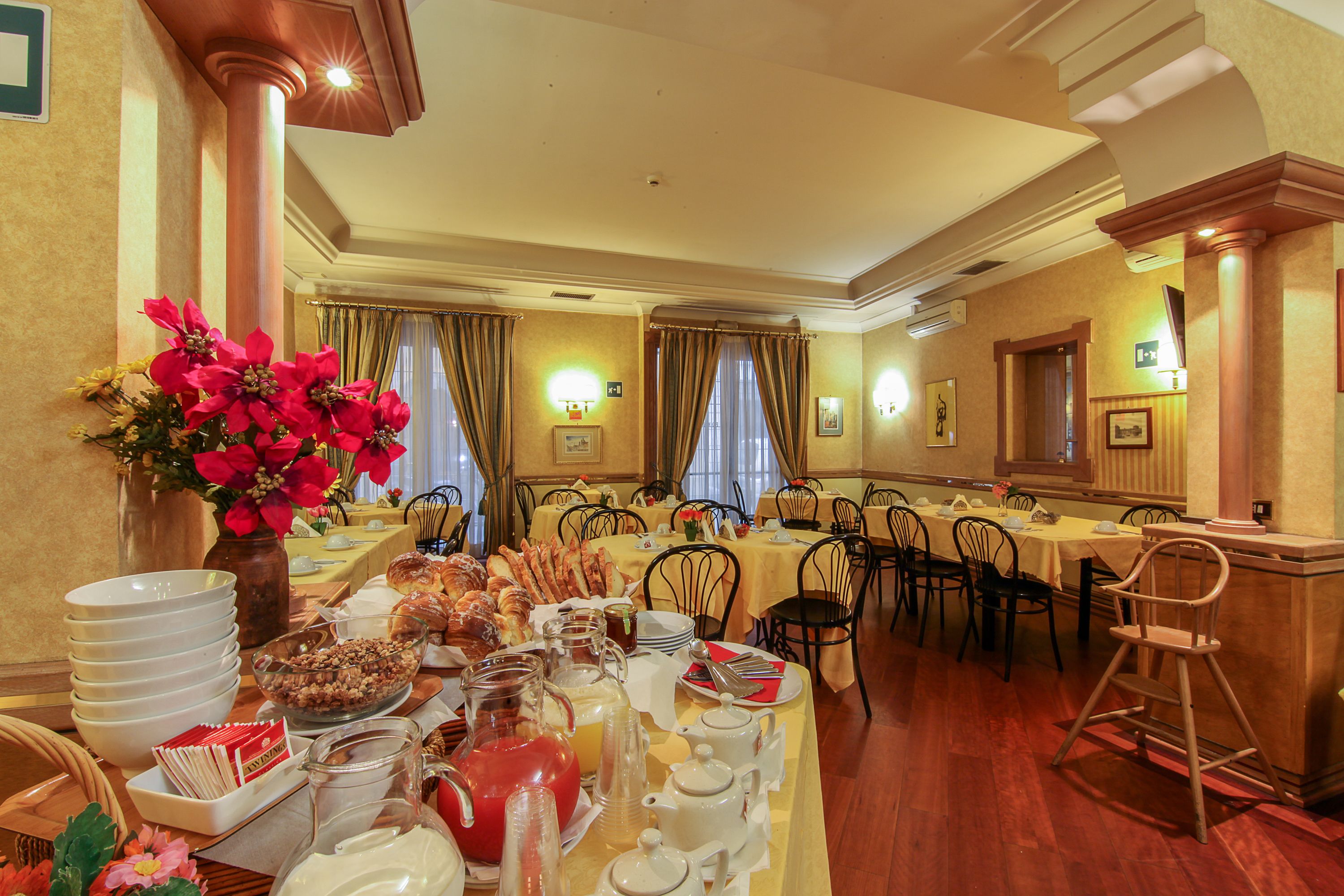 Daily buffet breakfast (EUR 10 per person)