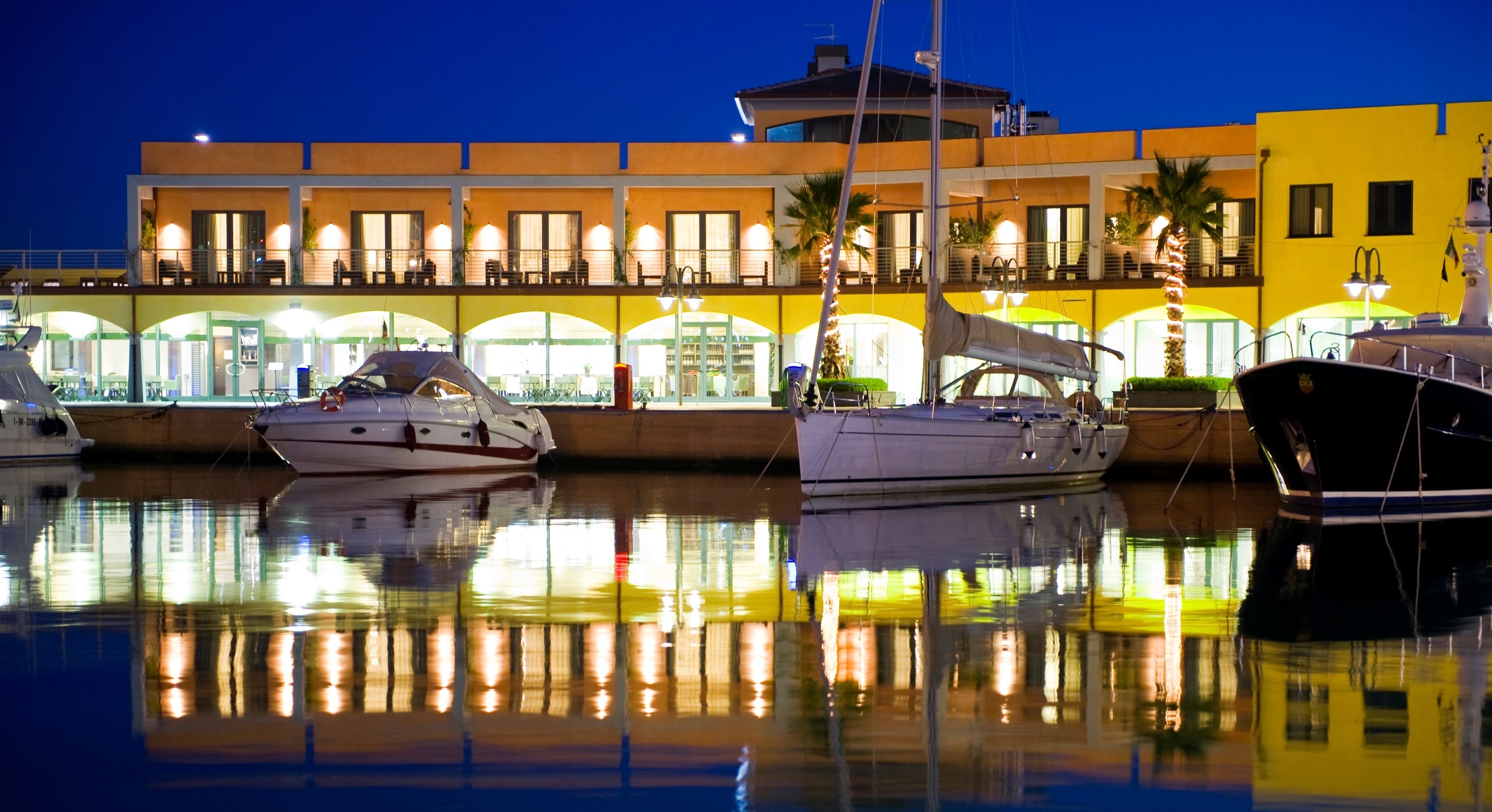 Front of property – evening/night