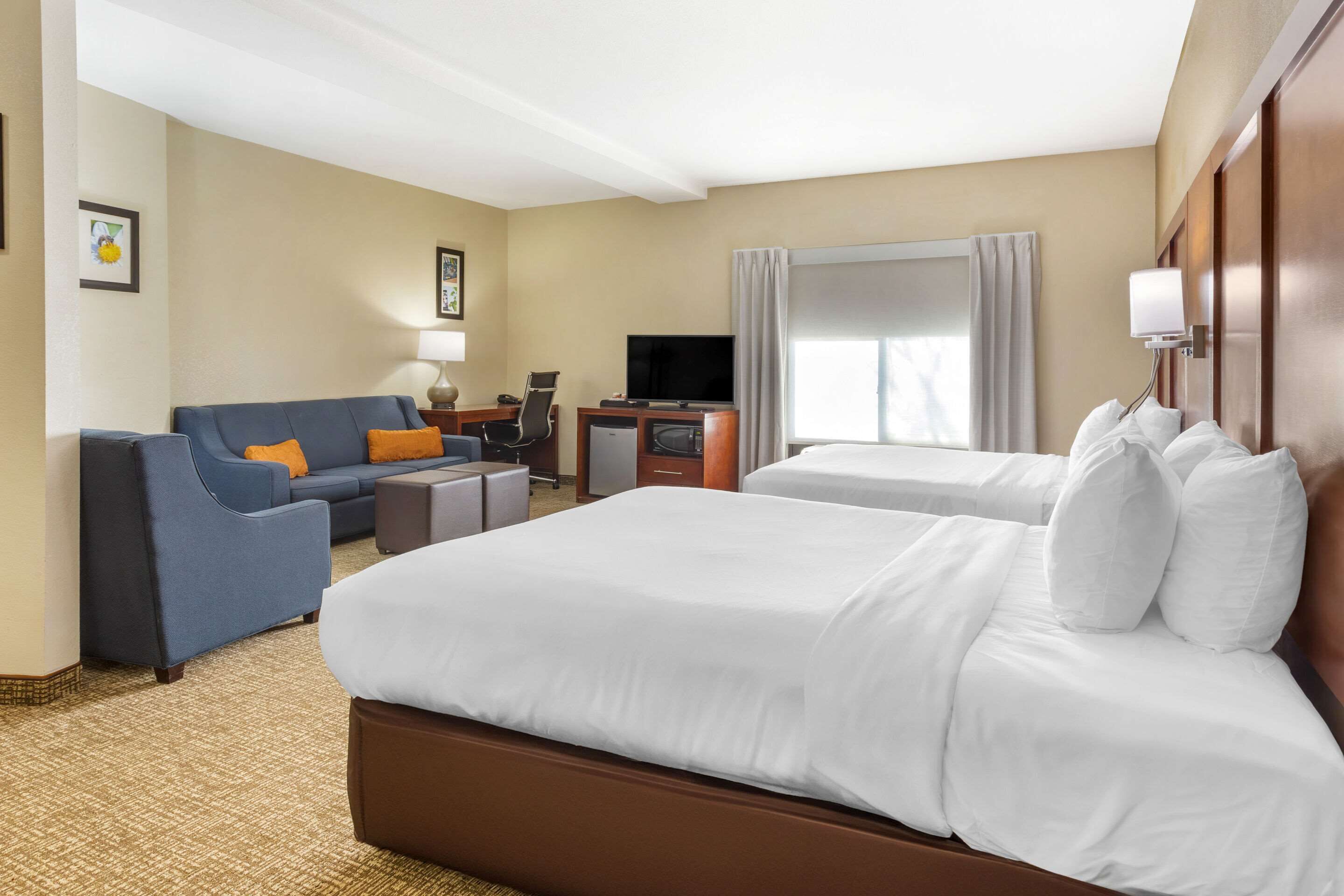 premium bedding, desk, iron/ironing board, free wifi