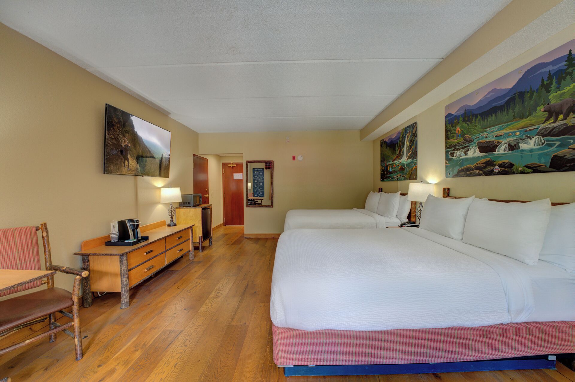 premium bedding, desk, iron/ironing board, free wifi