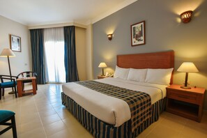 Ropa de cama de alta calidad y minibar 