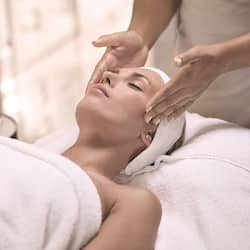 Guests can enjoy rejuvenating facials in a serene spa setting.