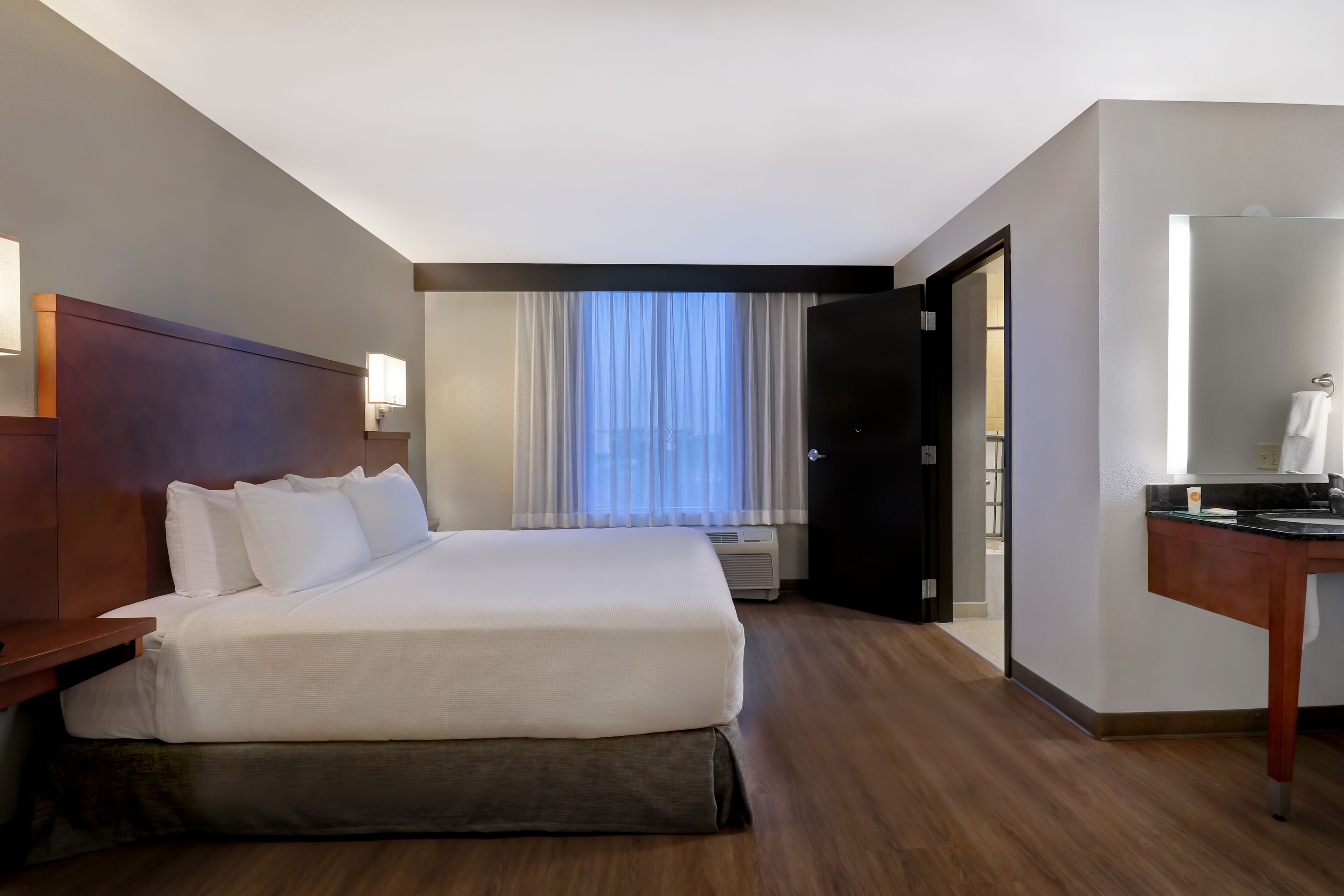 room, 1 king bed, accessible (shower) | premium bedding, in-room safe, desk, iron/ironing board