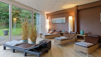 Body treatments, facials, manicures and pedicures, massages