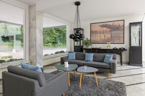 Lobby sitting area