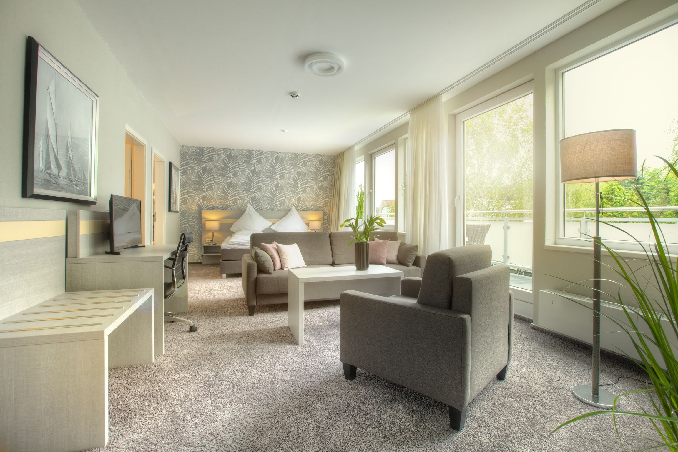 Senger med overmadrass, strykejern/-brett, wi-fi (inkludert) og sengetøy