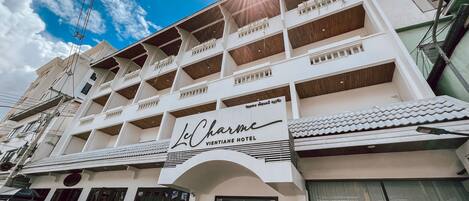 Façade de l’hébergement