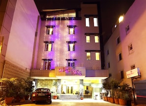 Front of property – evening/night