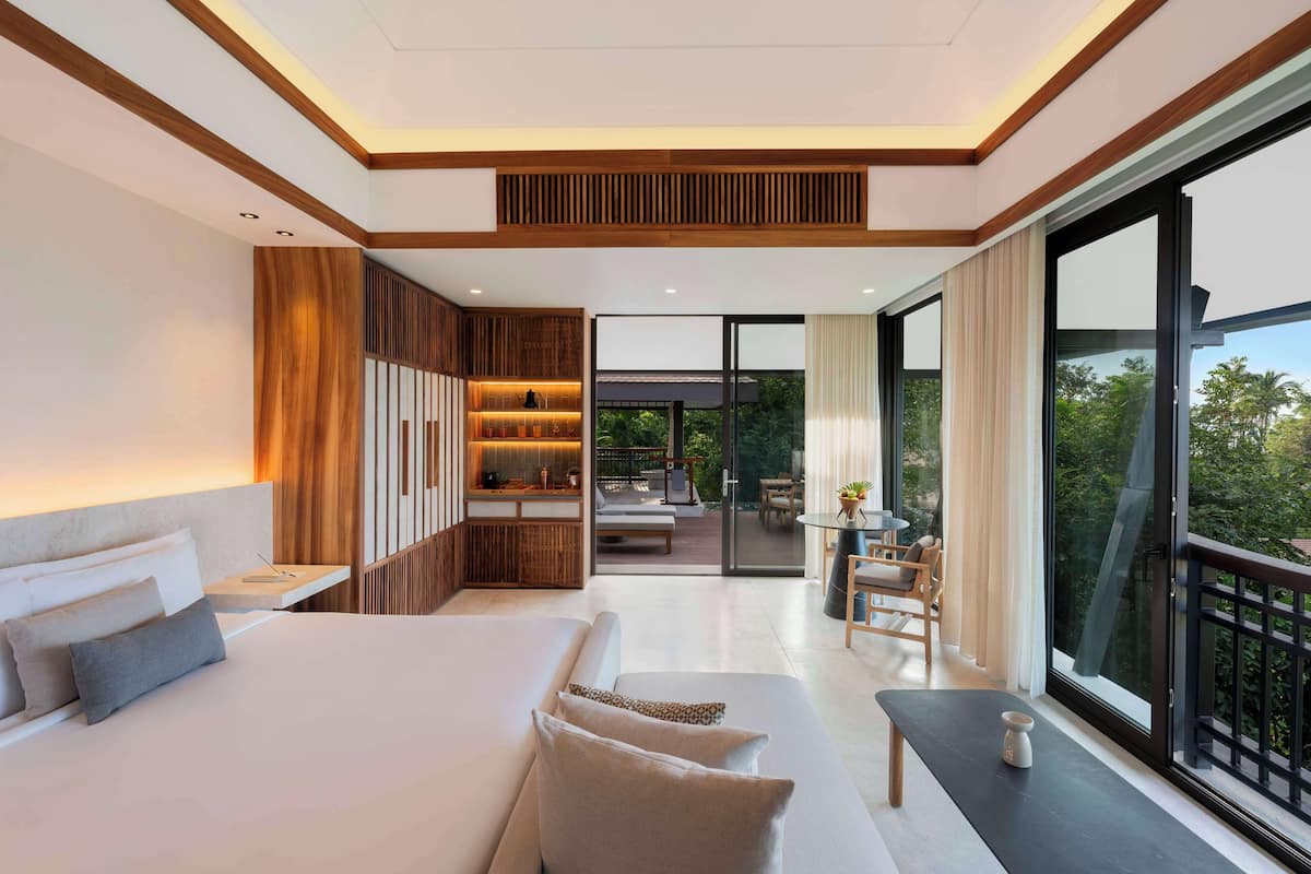 Standaard kamer | 1 slaapkamer, luxe beddengoed, een minibar, een kluis op de kamer