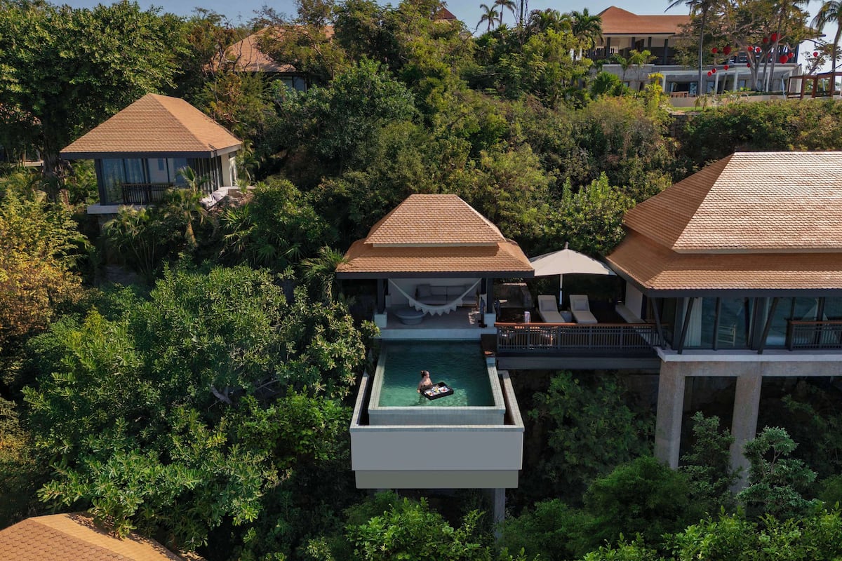 Banyan Villa | 1 makuuhuone, ylelliset vuodevaatteet, minibaari, tallelokero huoneessa